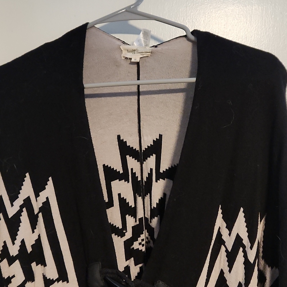 Fun, comfortable patterned poncho